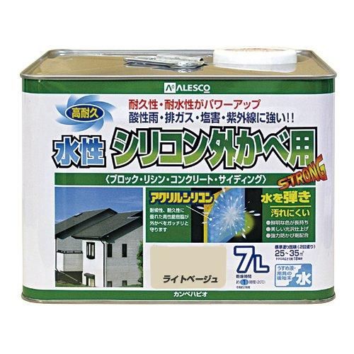 5営業日で発送 カンペハピオ Kanpe Hapio KH 水性ｼﾘｺﾝ外壁用 ﾗｲﾄﾍﾞｰｼﾞｭ 7L 00427650221070