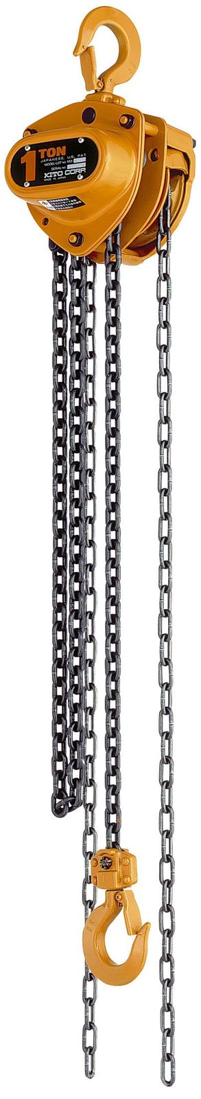キトー マイティ チェーンブロックM3形 CB 2.0t × 3.0m CB020 定格荷重 2.0ton