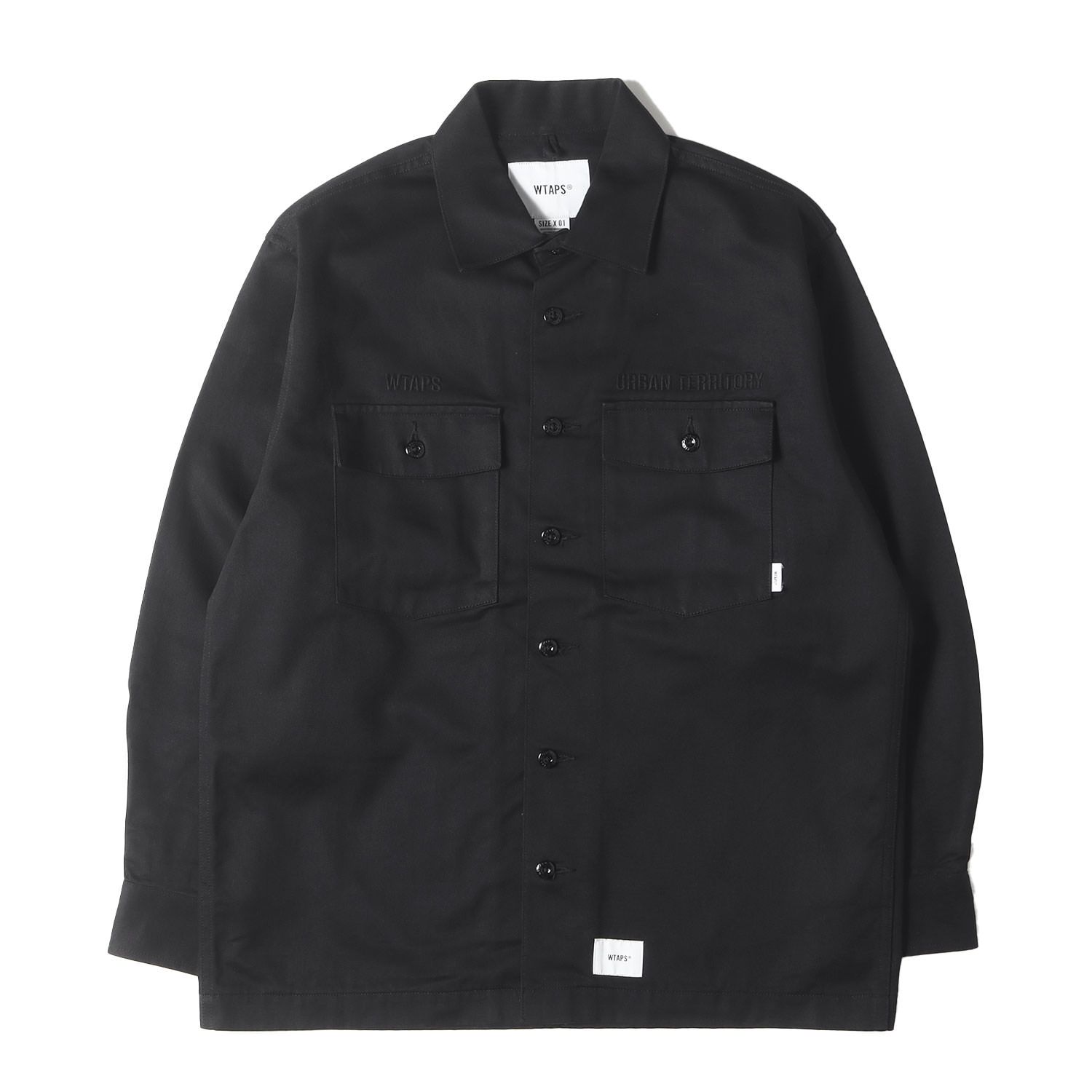 wtaps BLACKシャツ　221BRDT-SHM03 WTAPS ダブルタップス シャツ ブラック 黒 サイズ:S | 22SS