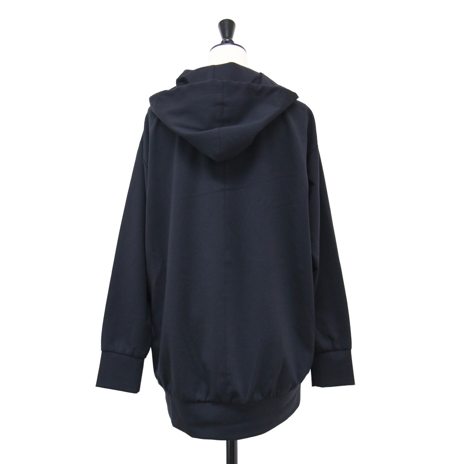 Theory luxe - theory luxe セオリーリュクス パーカー ブラック 黒 サイズ:38(M) / ストレッチ ナイロン フーディ ジップアップ パーカー / Lw Stretch Scuba Gerda / 長袖 ウォッシャブル / トップス フーディー【レディース】【中古】 theory luxe セオリーリュクス パーカー ブラック 黒 サイズ:38(M