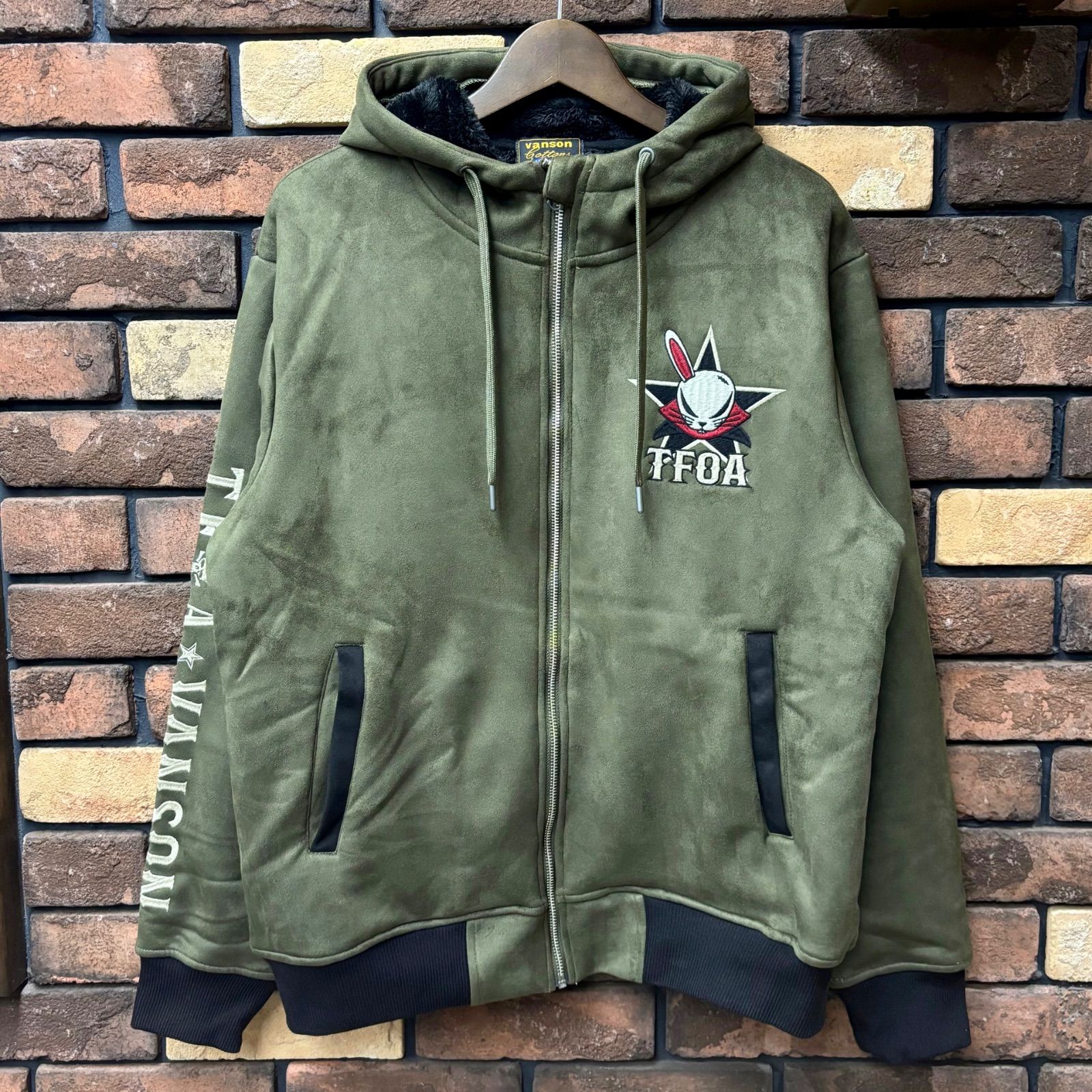 VANSON バンソン ボンディング デスラビットパーカー 【公式通販】