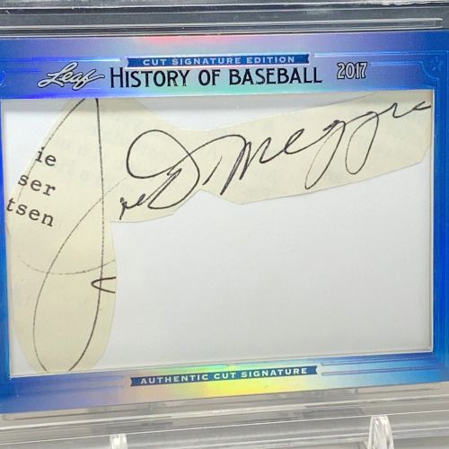 2017 Leaf ジョー・ディマジオ☆直筆サインカード CUT SIGNATURE