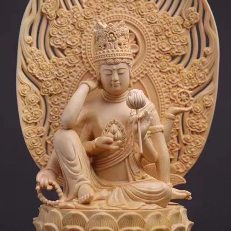 Buddha Statue with English and Chinese Inscriptions 石像 彫刻龍門