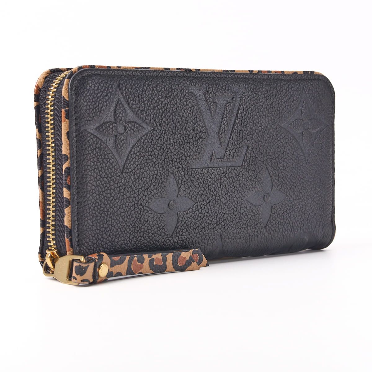 LOUIS VUITTON【ルイヴィトン 】モノグラム アンプラント ジッピーウォレット モノグラムアンプラントレザー 黒（ゴールド金具）レディース 長財布 メンズ長財布 長財布【中古】【送料無料】 - メルカリ