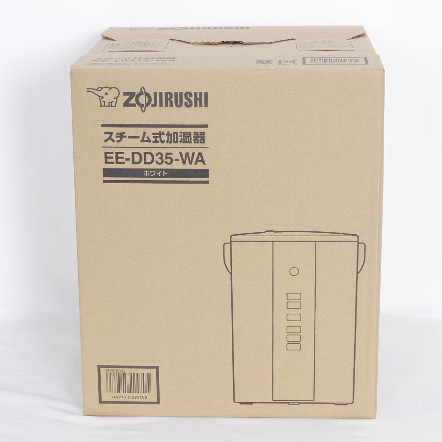 新品】象印 EE-DD35-WA ホワイト スチーム式加湿器 木造6畳/プレハブ10  