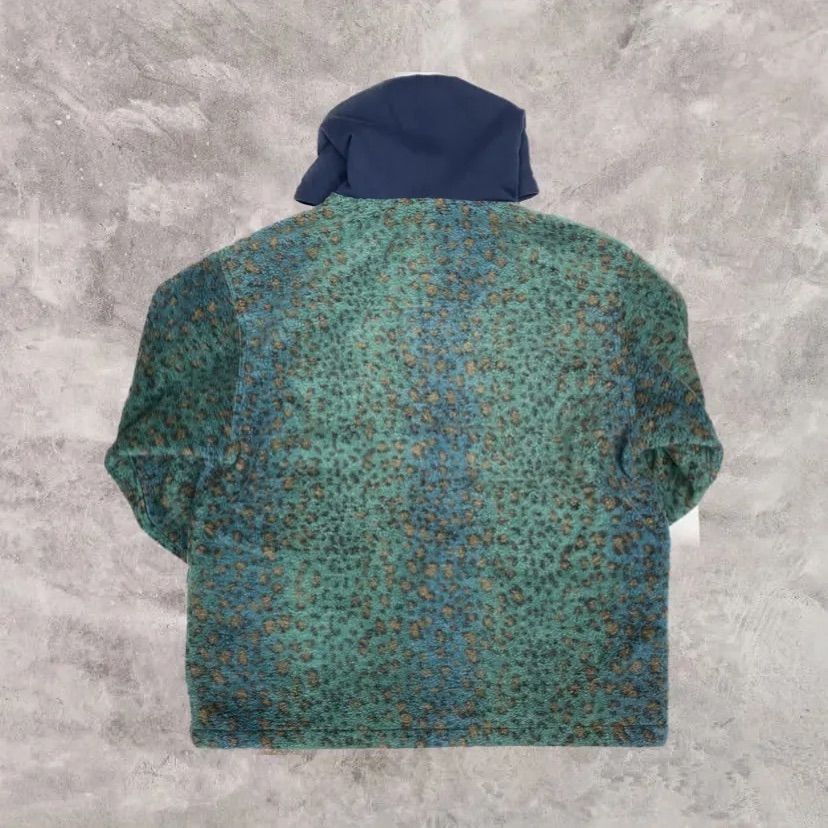 68.SUPREME 23FW Fleece Zip Up Hooded Shirt “Leopard” - メルカリ