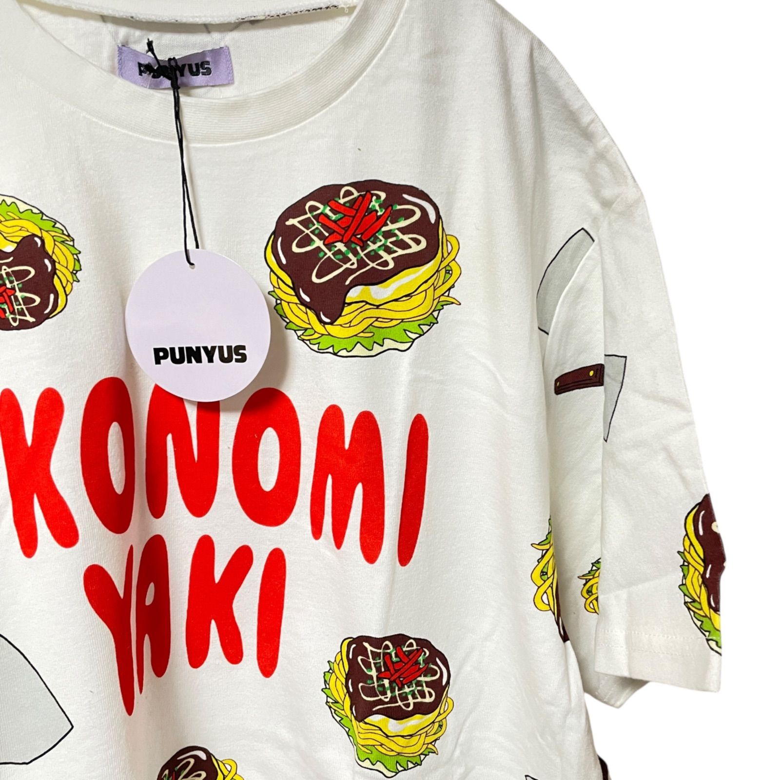 新品 TAKOYAKI Tシャツ 渡辺直美 punyus たこやき 4 総柄