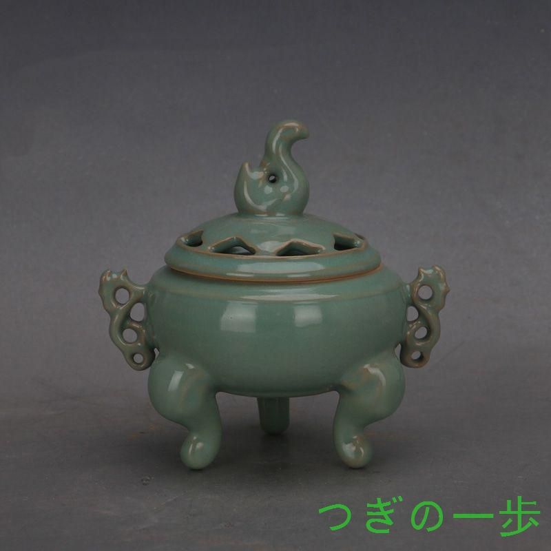 中国 汝窯 青磁 香炉 陶器 陶芸 香道具 仏具 官窯 青釉 中国 汝窯 青磁 香炉 陶器 陶芸 香道具 仏具 官窯 青釉 宋汝