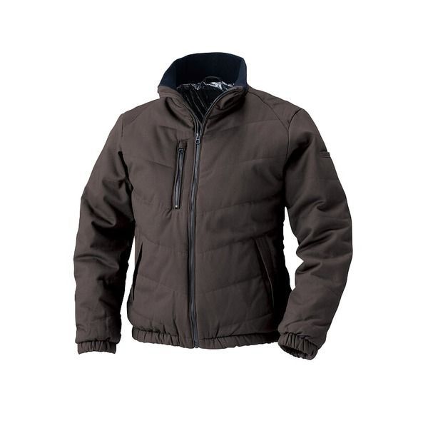 村上被服製 防寒ブルゾン|作業着 ブラウン LL ソフト綿素材 保温裏アルミ コットン ポリエステル 6200series 6233