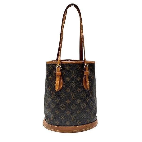 ルイヴィトン Louis Vuitton モノグラム プチバケット M42238 バッグ トートバッグ レディース
