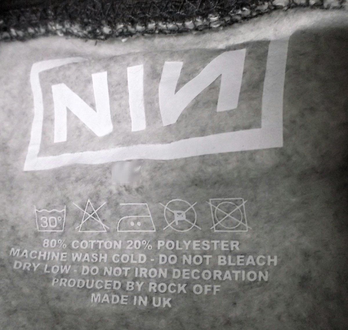 ナイン インチ ネイルズ パーカ NINE INCH NAILS NIN (ヘザーグレイ) 正規品 ロックTシャツ関連