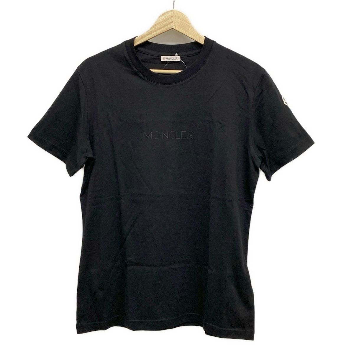 【本物】【新作美品】 MONCLER モンクレール半袖Tシャツ黒S 本物】モンクレール T-シャツMONCLER SS T-SHIRT 黒 新品 - メルカリ
