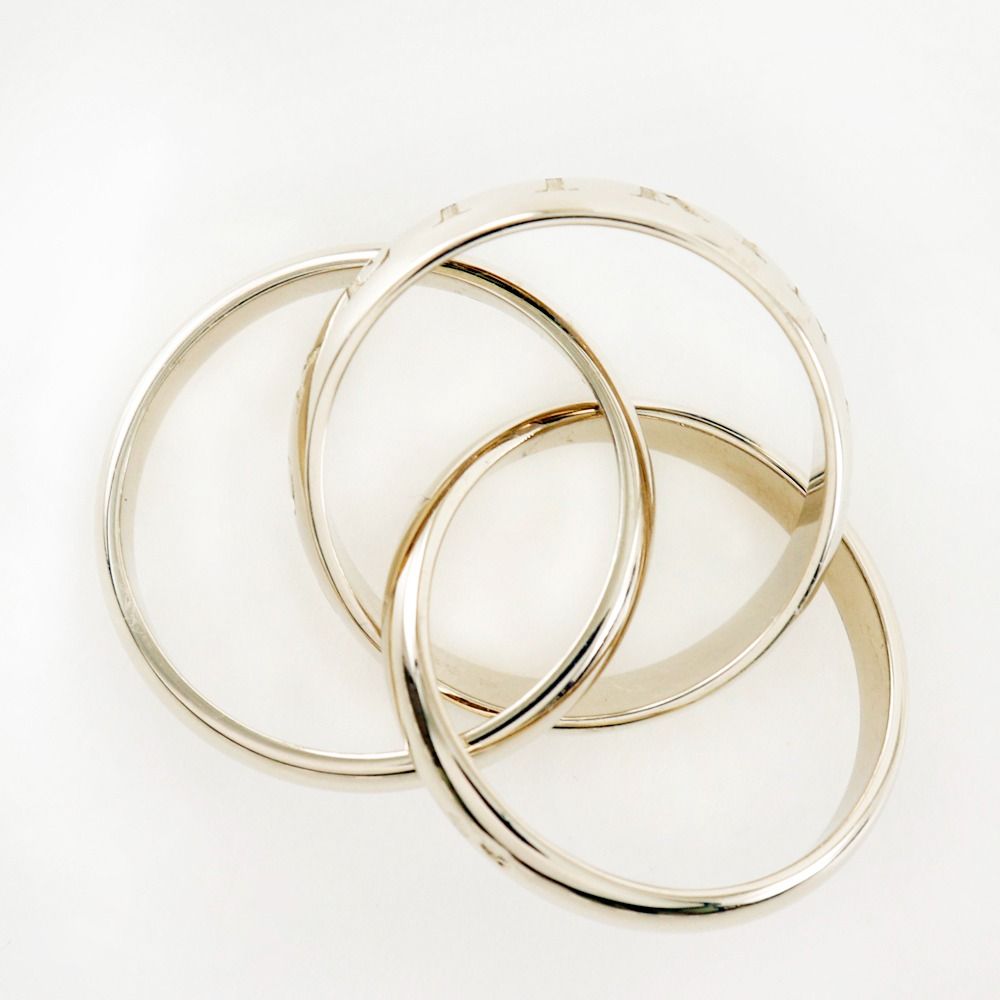 【美品】11号 カルティエ トリニティリング Cartierにてクリーニング済 CARTIER】カルティエ トリニティ 1998年クリスマス限定 K18
