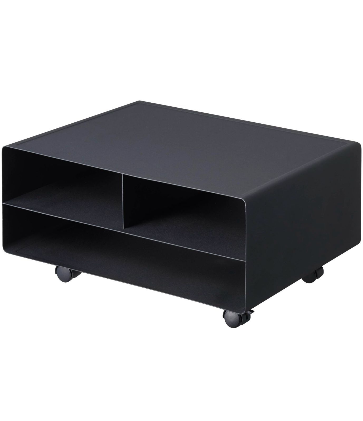 在庫 山崎実業 Yamazaki ツーウェイプリンター収納ラック ブラック 約W48XD37XH19cm タワー 4349