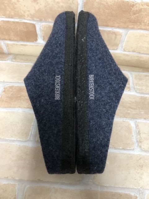 【中古】 BIRKENSTOCK ビルケンシュトック Zermatt ツェルマット ウールフェルト ブルー系 26 111399605