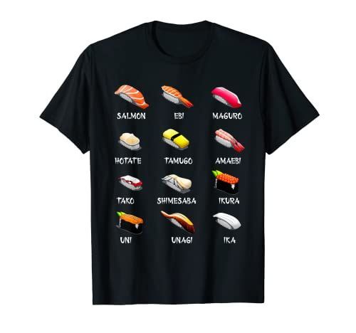 寿司料理日本料理カワイイギフト Tシャツ