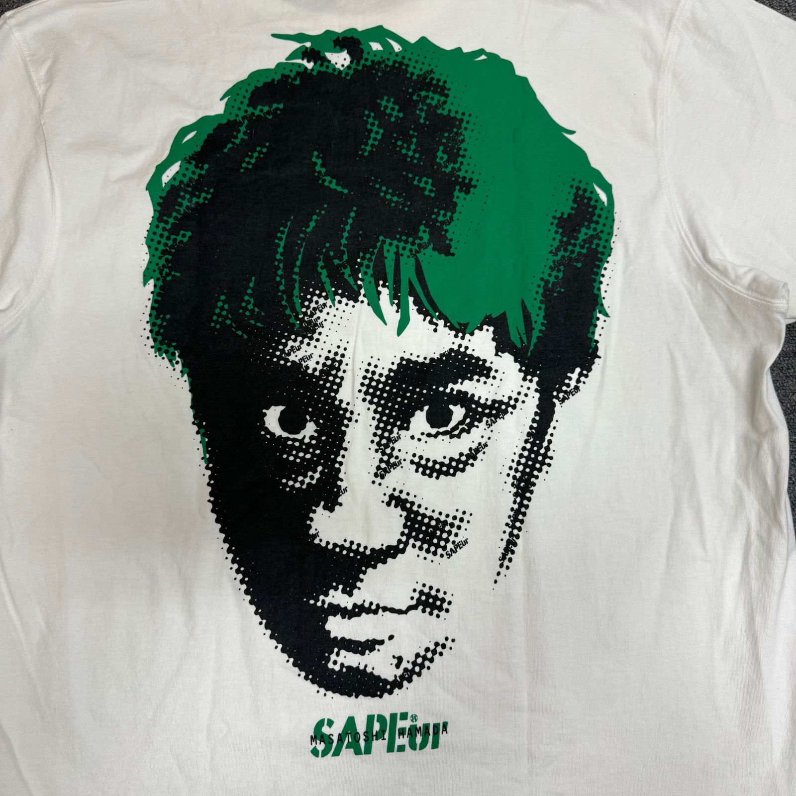 SAPEur × MASATOSHI HAMADA プリントTシャツ カットソー