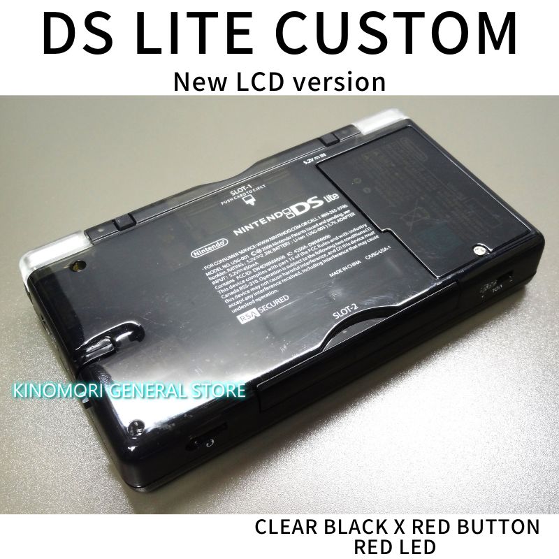 DS LITE CUSTOM CLBK X RED BUTTON LED OCU - メルカリ