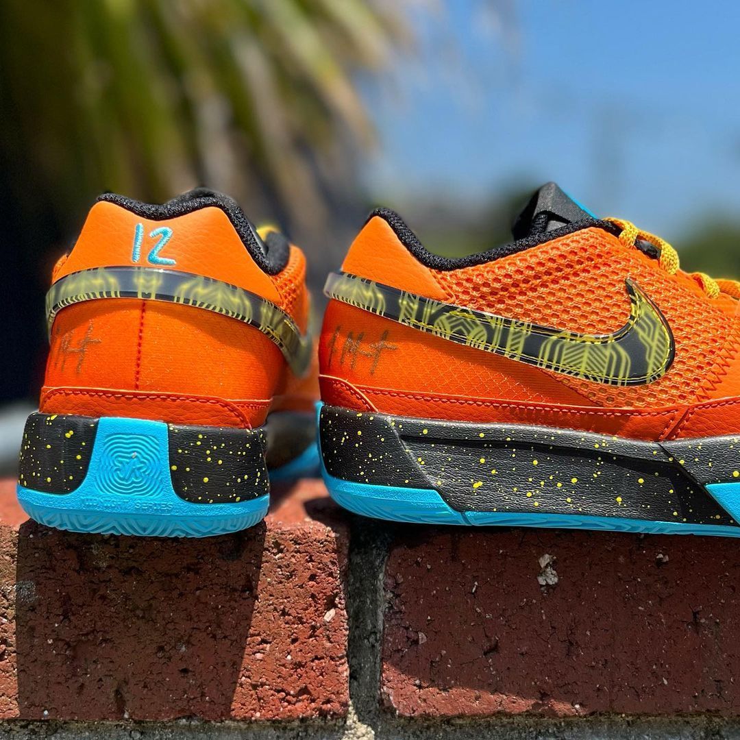 Nike ジャモランタ1 NIKE JA 1 GS BRIGHT MANDARIN ナイキ ジャ 1 ジャ モラント 【BOY'S