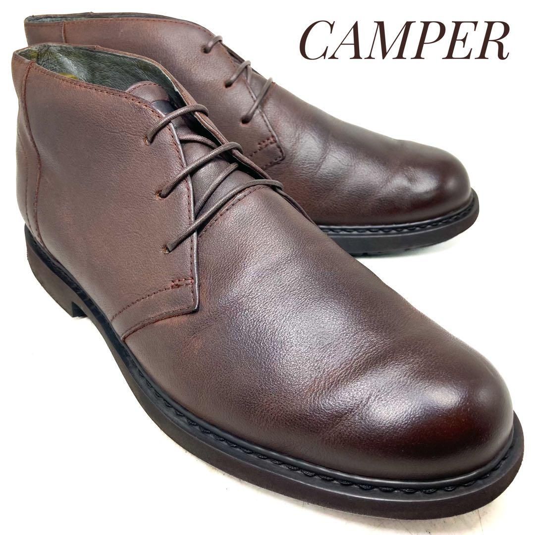 CAMPER レザー ブーツ 27cm CAMPER カンペール チャッカレザーブーツ 【公式通販】