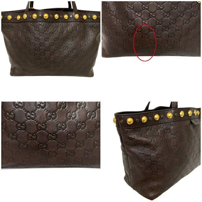 GUCCI グッチ シマ レザー トートバッグ ダークブラウン 楽天市場】【バッグ】GUCCI グッチ グッチシマ レザー