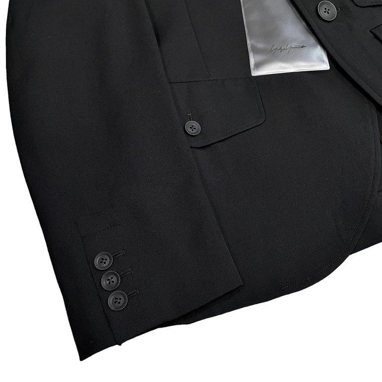 Yohji Yamamoto Pour Homme 19SS ウールギャバジン多重フラップ