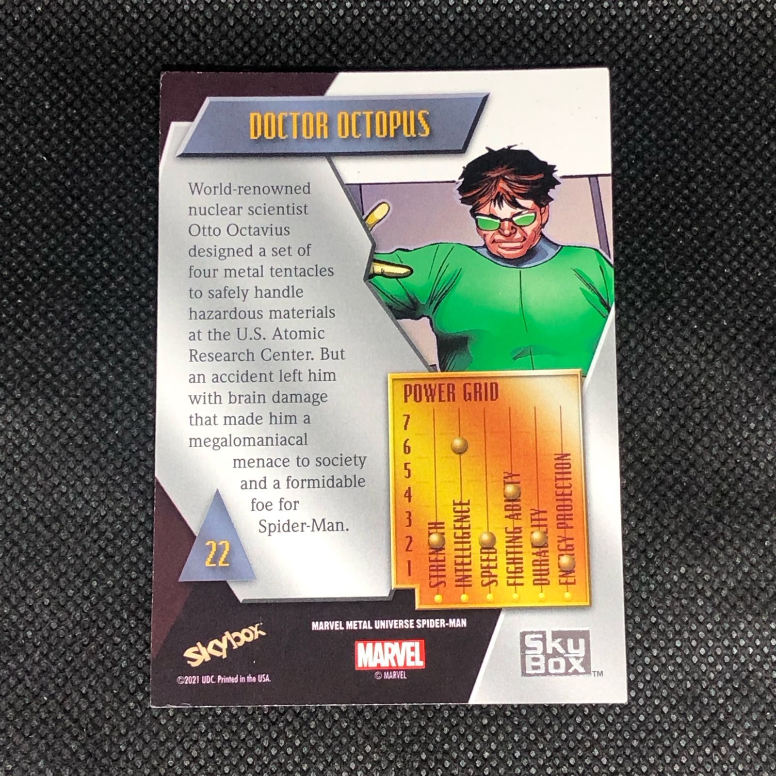Doctor Octopus / ドクター・オクトパス 2022 Upper Deck Marvel Metal