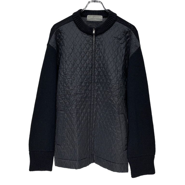COMME des GARCONS HOMME 96AW キルティングジップニットジャケット 