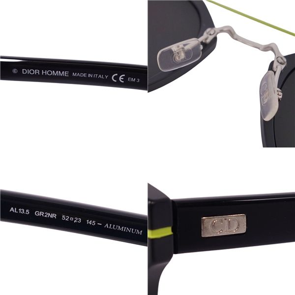 美品 ディオールオム DIOR HOMME サングラス 度なし 0862K. 美品 ディオールオム DIOR HOMME サングラス 度なし 0862K