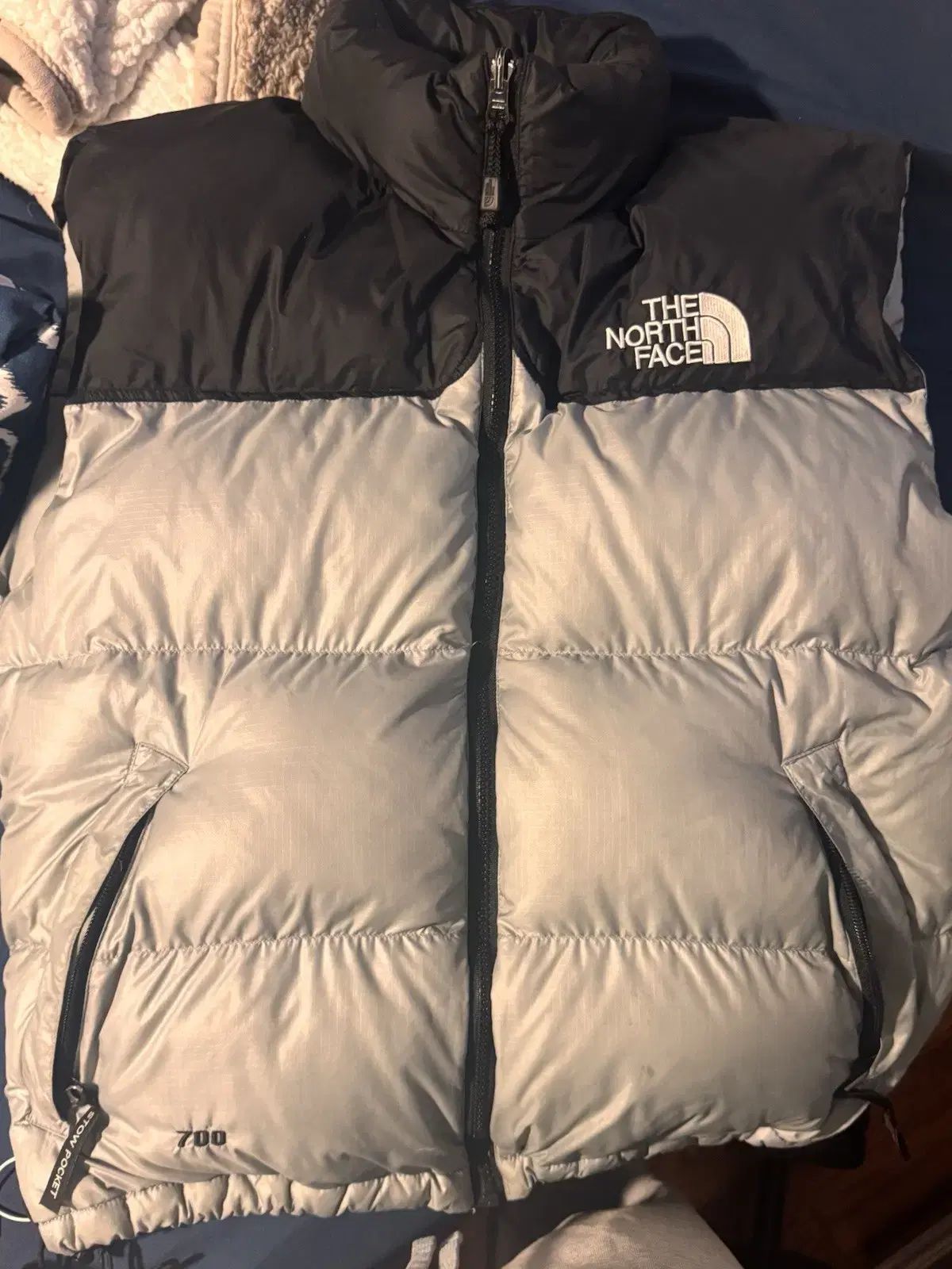 THE NORTH FACE ザノースフェイス 白ラベル ヌプシ 700 ダウンベスト M