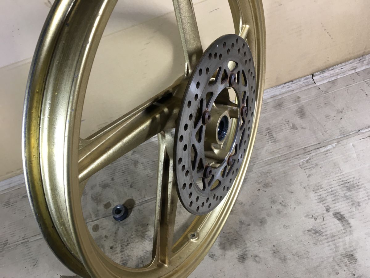 YB125SP YBR125 前後 ホイール セット 限定 ゴールド 組み換え