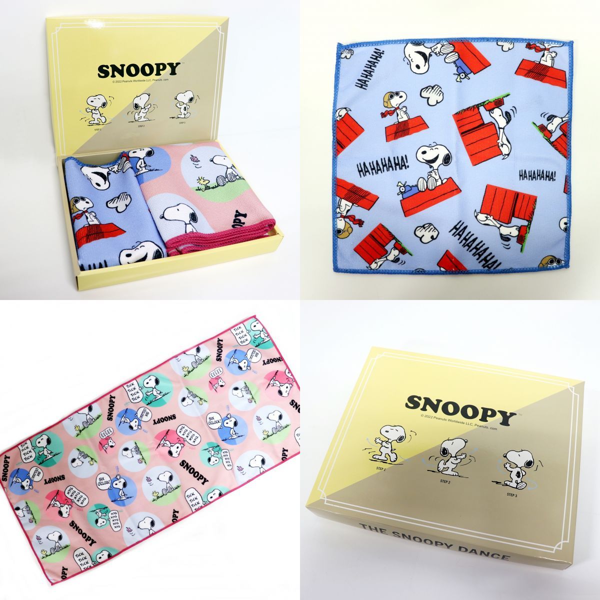 ★スヌーピー SNOOPY PEANUTS 新品 フェイスタオル ハンドタオル 2枚セット 贈り物 プレゼント ギフト GIFT SET  [D2821]一 ACC★QWER