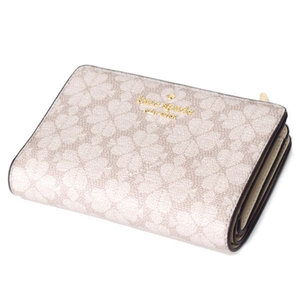 【新品未使用】kate spade☆スペードフラワーコンパクトウォレット スペード フラワー スモール コンパクト ウォレット | KATE