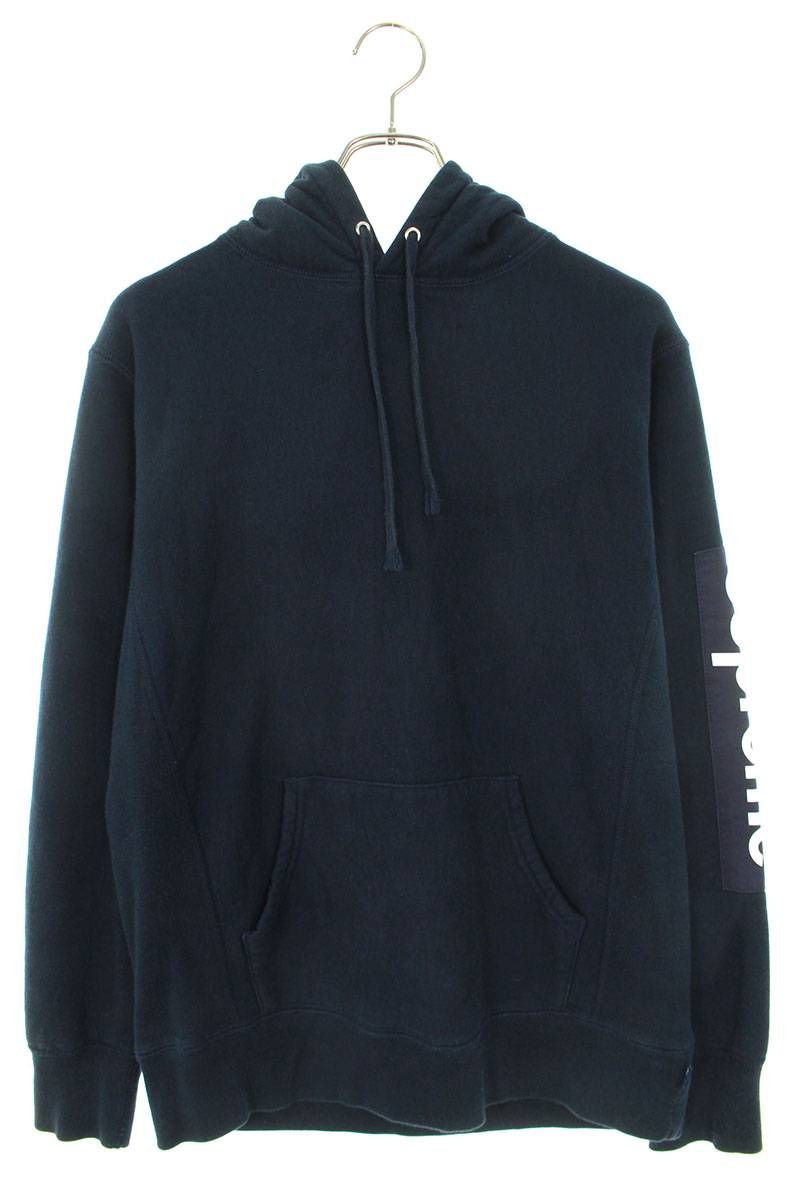 シュプリーム 17AW Sleeve Patch Hooded Sweatshirt スリーブパッチ