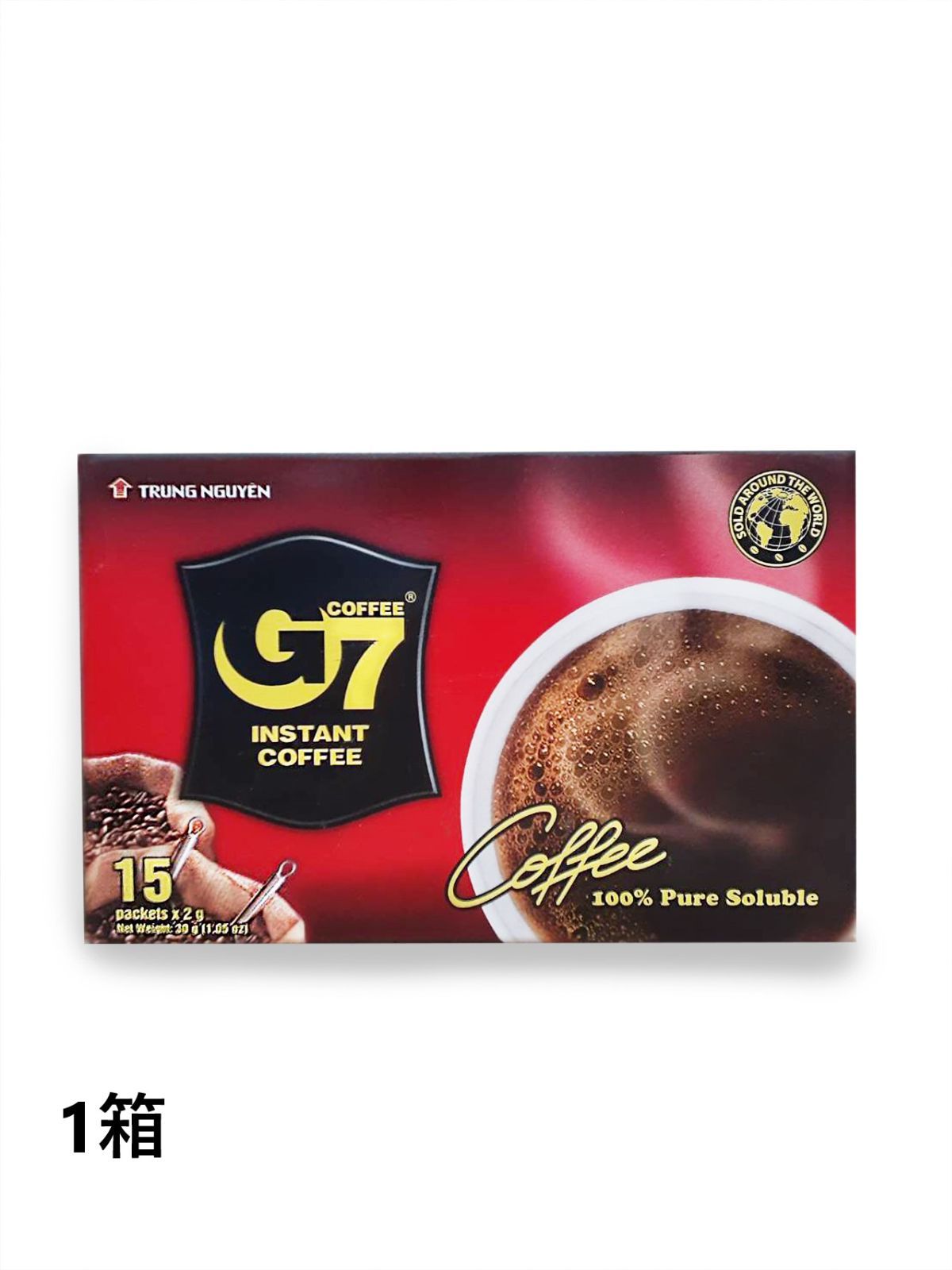 チュングエン G7ベトナムコーヒー カフェオレ ブラック - コーヒー