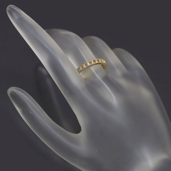 4℃ ダイヤモンド リング K18WG 2.2g