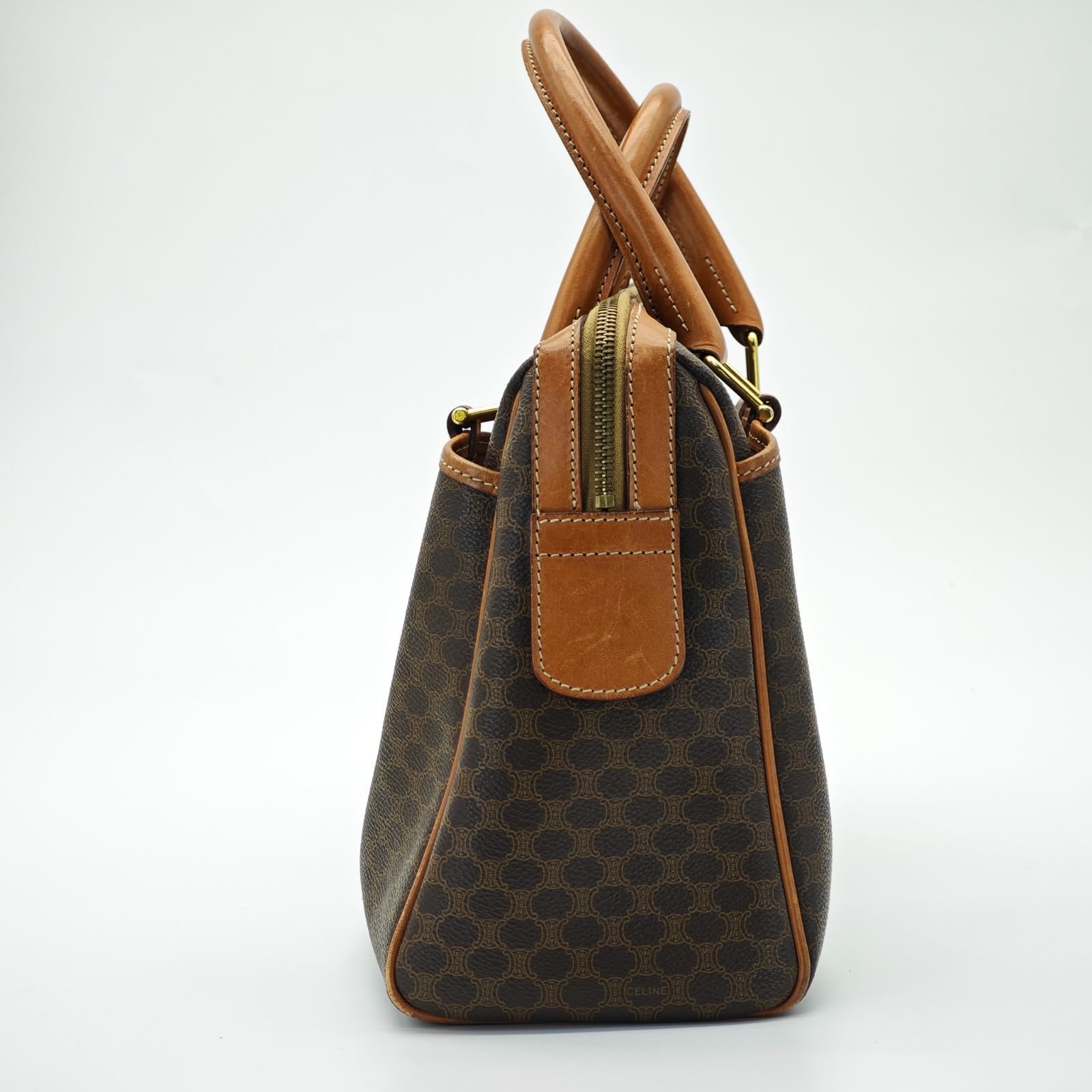 マカダムハンドバッグ ミニボストンバッグ