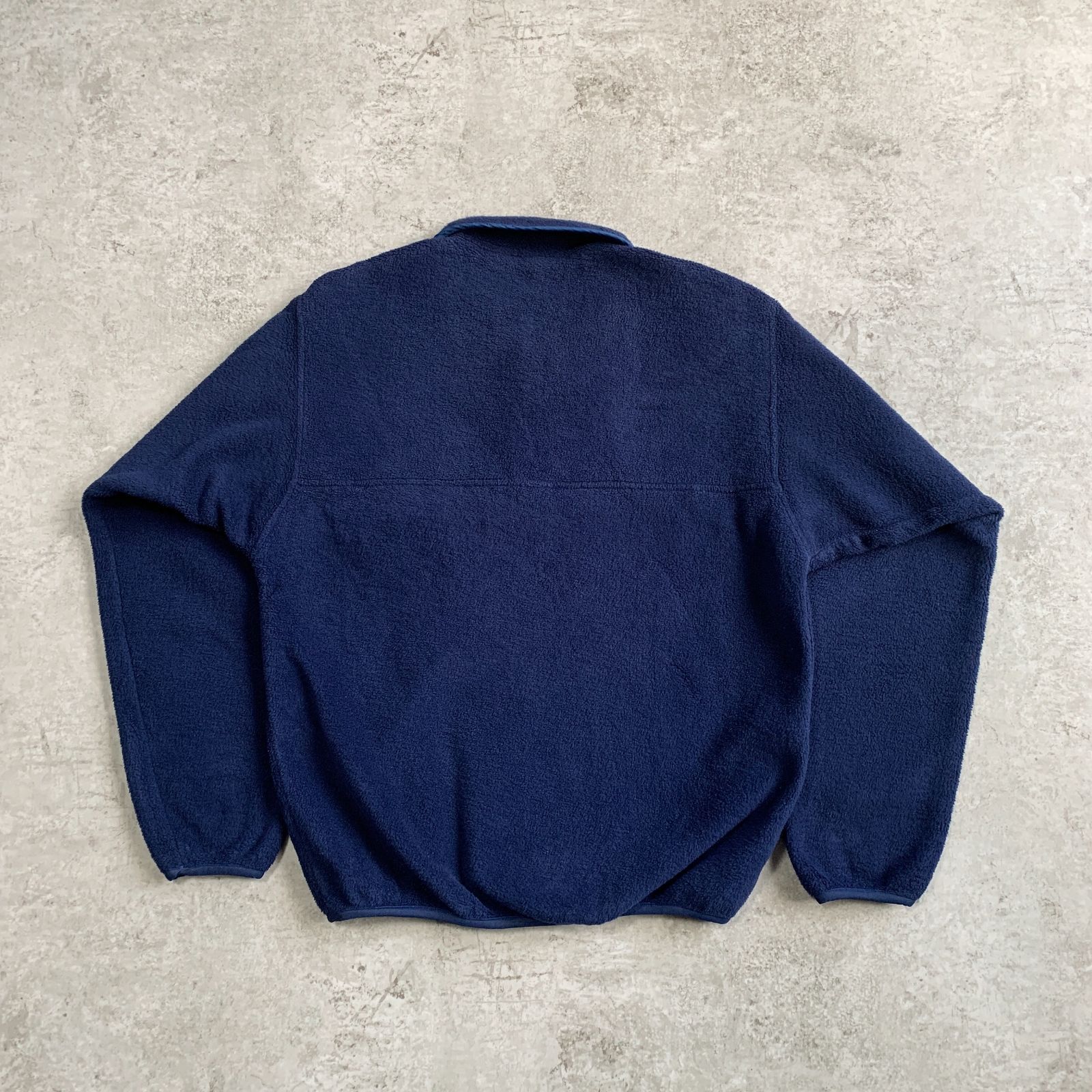 90s 1997年 USA製 patagonia Synchilla Snap T Pullover【navy 