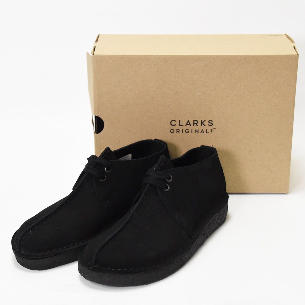 靴クラークス　新品未使用　デザートトレック　黒　スエード　ブーツ