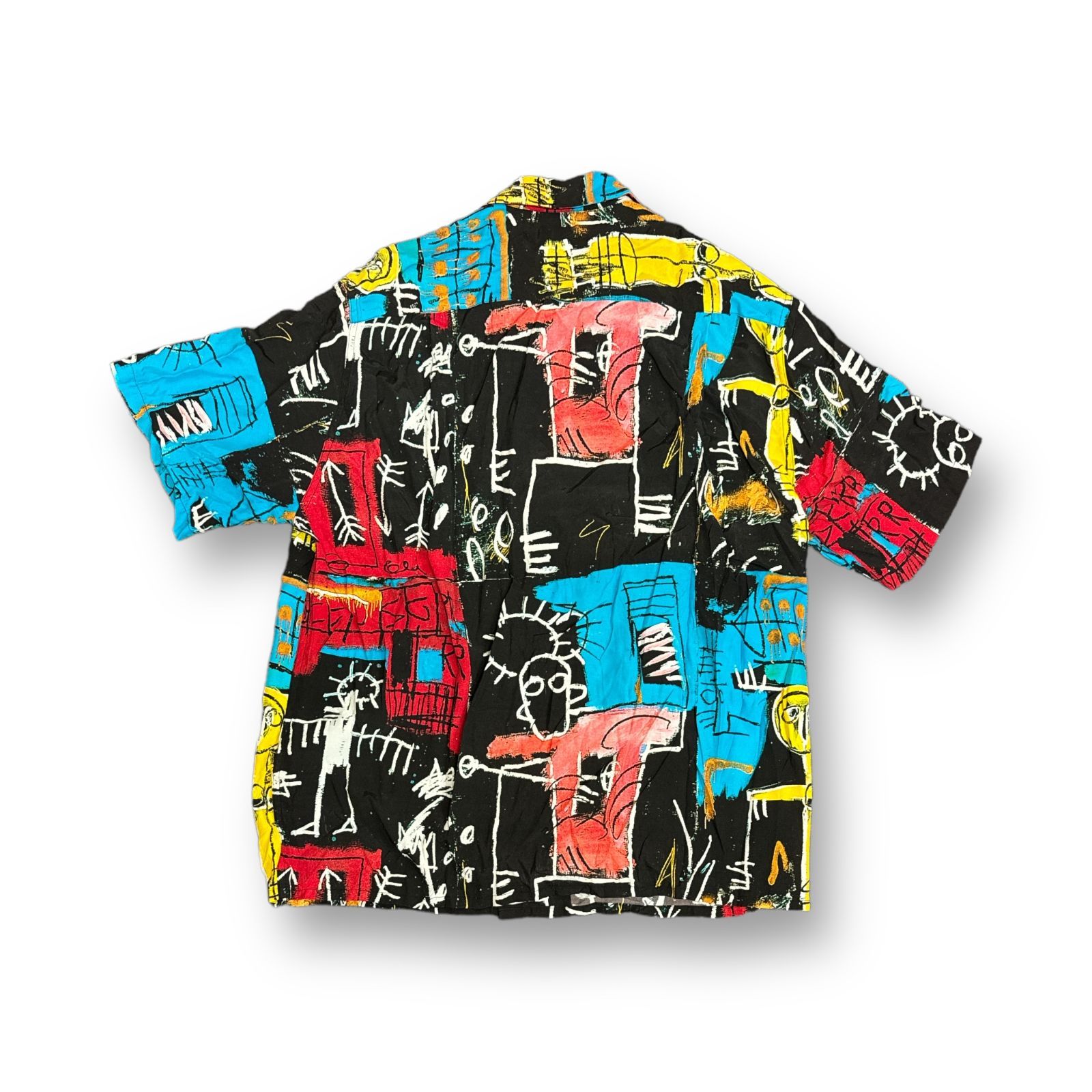 定価38500円 WACKO MARIA 22SS JEAN-MICHEL BASQUIAT / HAWAIIAN SHIRT S/S バスキア  ハワイアンシャツ アロハシャツ ワコマリア BASQUIAT-WM-HI10 マルチ L 64675A3 - メルカリ