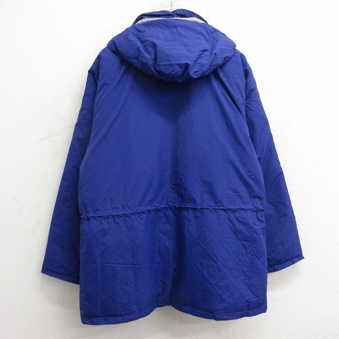 XL/古着 エルエルビーン LLBEAN 長袖 ナイロン ダウン ジャケット  