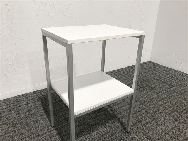 電話台 4L93 フレーム スクエアタイプ 引出し無 オカムラ ホワイト