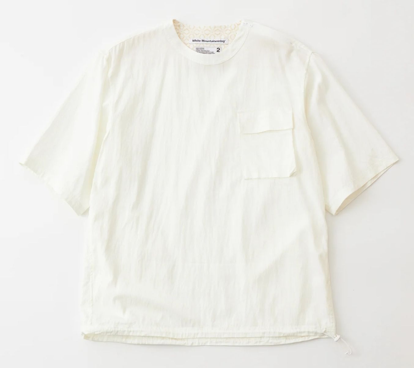 White Mountaineering｜ホワイトマウンテニアリング CREW NECK SHIRT 