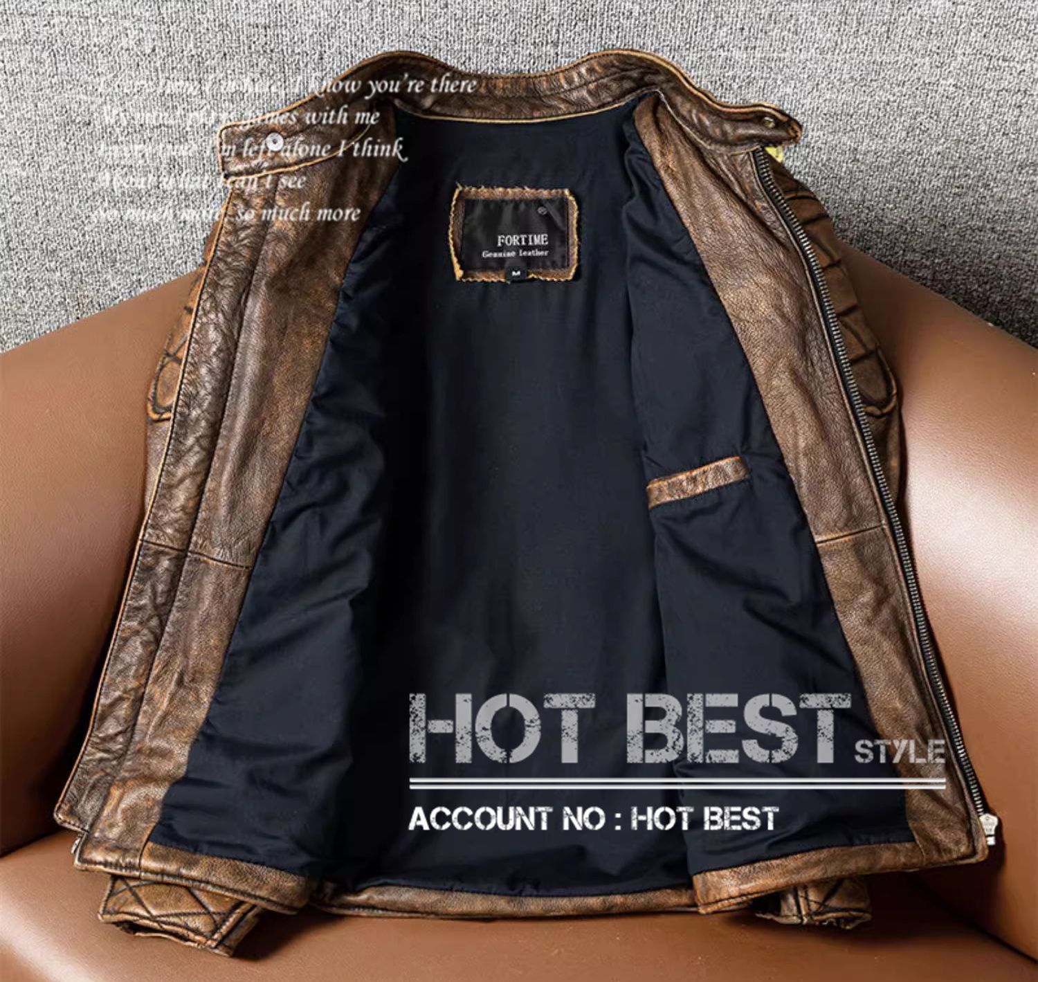 上質 メンズ レザー ジャケット カウハイド 牛革 復刻40年代