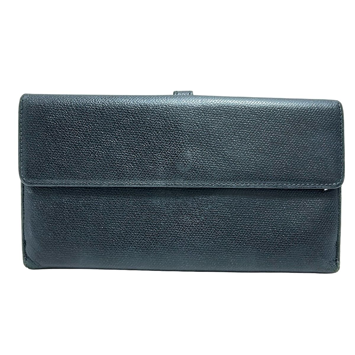 CHANEL シャネル 長財布 ココボタン A20905 黒 ゴールド金具 レザー