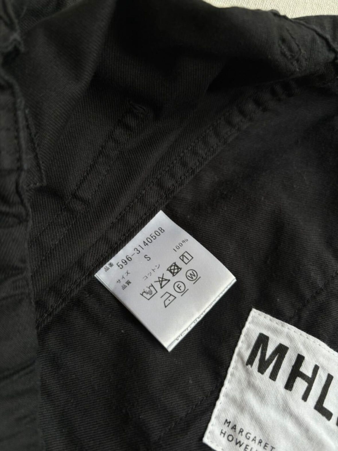 エムエイチエル MHL. CANTON LIGHT DENIM BLACK （BLACK