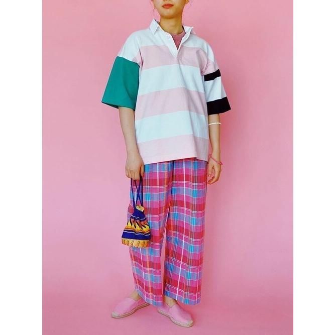 美品 USA製 COLUMBIA KNIT X BEAMSBOY 定価15950円 クレイジー