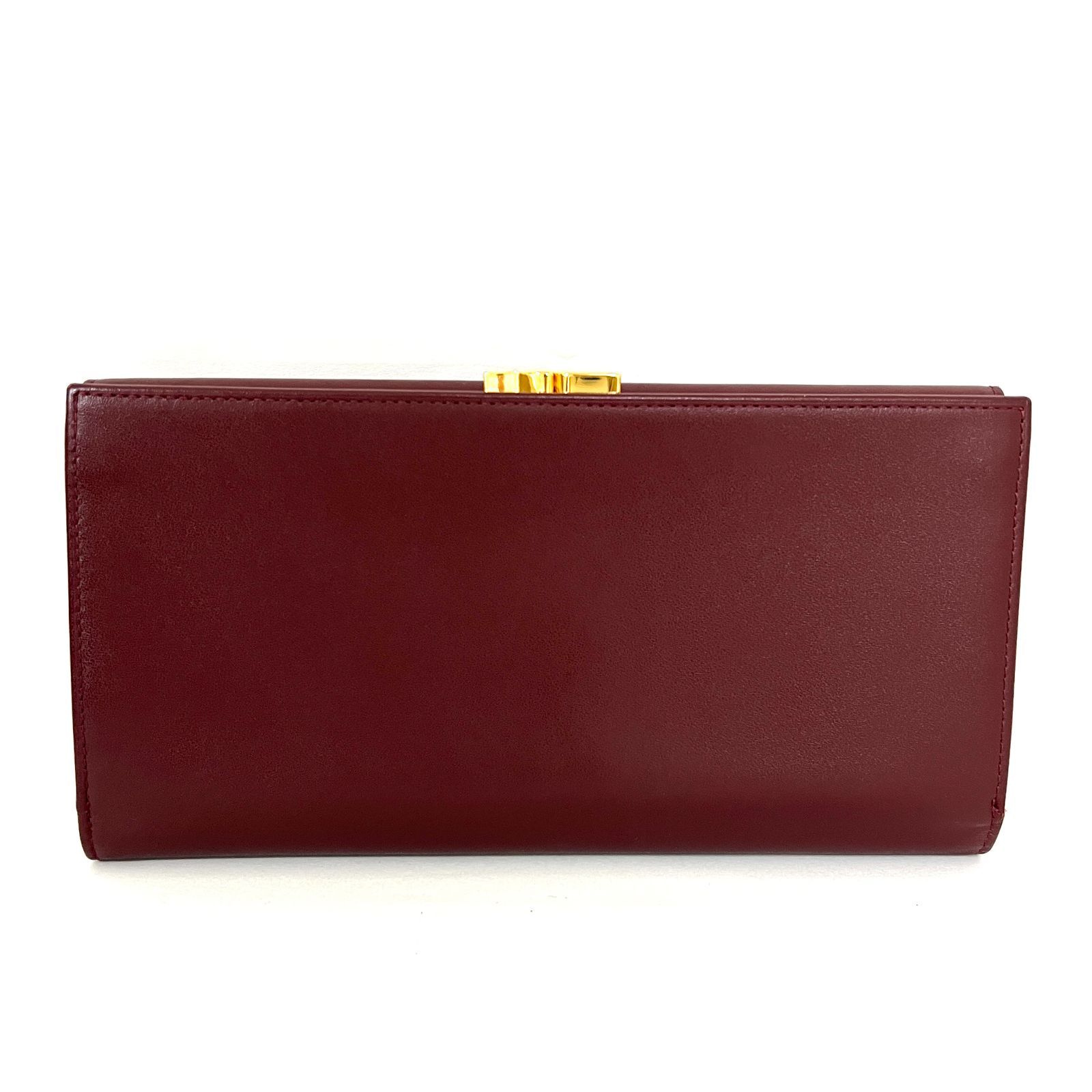 新品同様/未使用級　Cartier カルティエ　折り財布　マストライン　ボルドー Cartier - カルティエ L字ファスナー 折り財布 マストライン