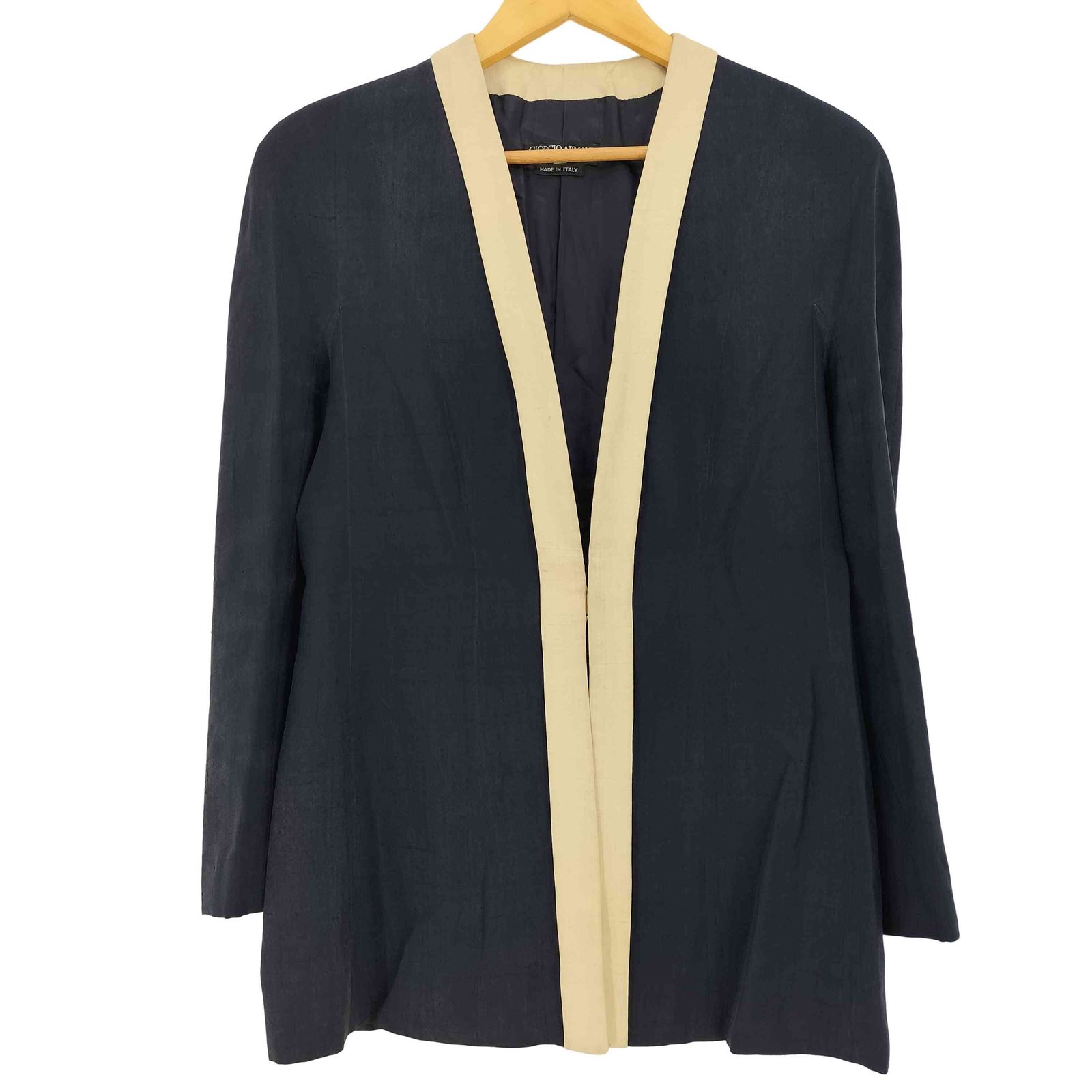 ジョルジオアルマーニ Giorgio Armani ピュアシルク100 ノー ジャケット レディース EUR 42