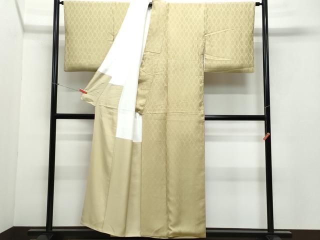 平和屋着物●上質な色無地 吉祥地紋